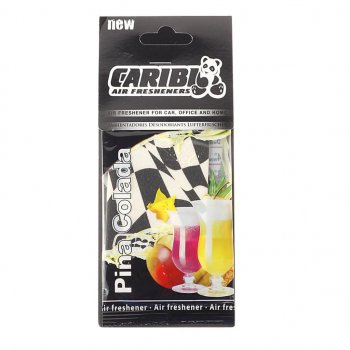 Ароматизатор подвесной пластина (пина колада) Formula-1 CARIBI CARIBI 91510