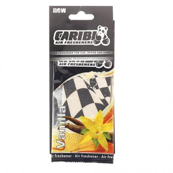Ароматизатор подвесной пластина (ваниль) Formula-1 CARIBI CARIBI 91558