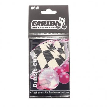 Ароматизатор подвесной пластина (bubble gum) Formula-1 CARIBI CARIBI 91572