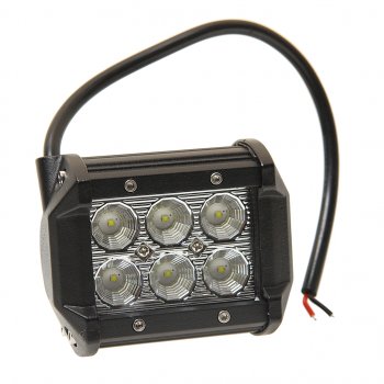 Балка светодиодная 1224V 18W (6 светодиодов) 100х85х65мм (ближний свет) двухрядная LED LT LED TECHNOLOGY 9-18f