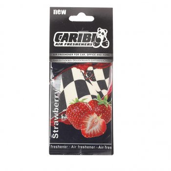 Ароматизатор подвесной пластина (клубника) Formula-1 CARIBI CARIBI 92005