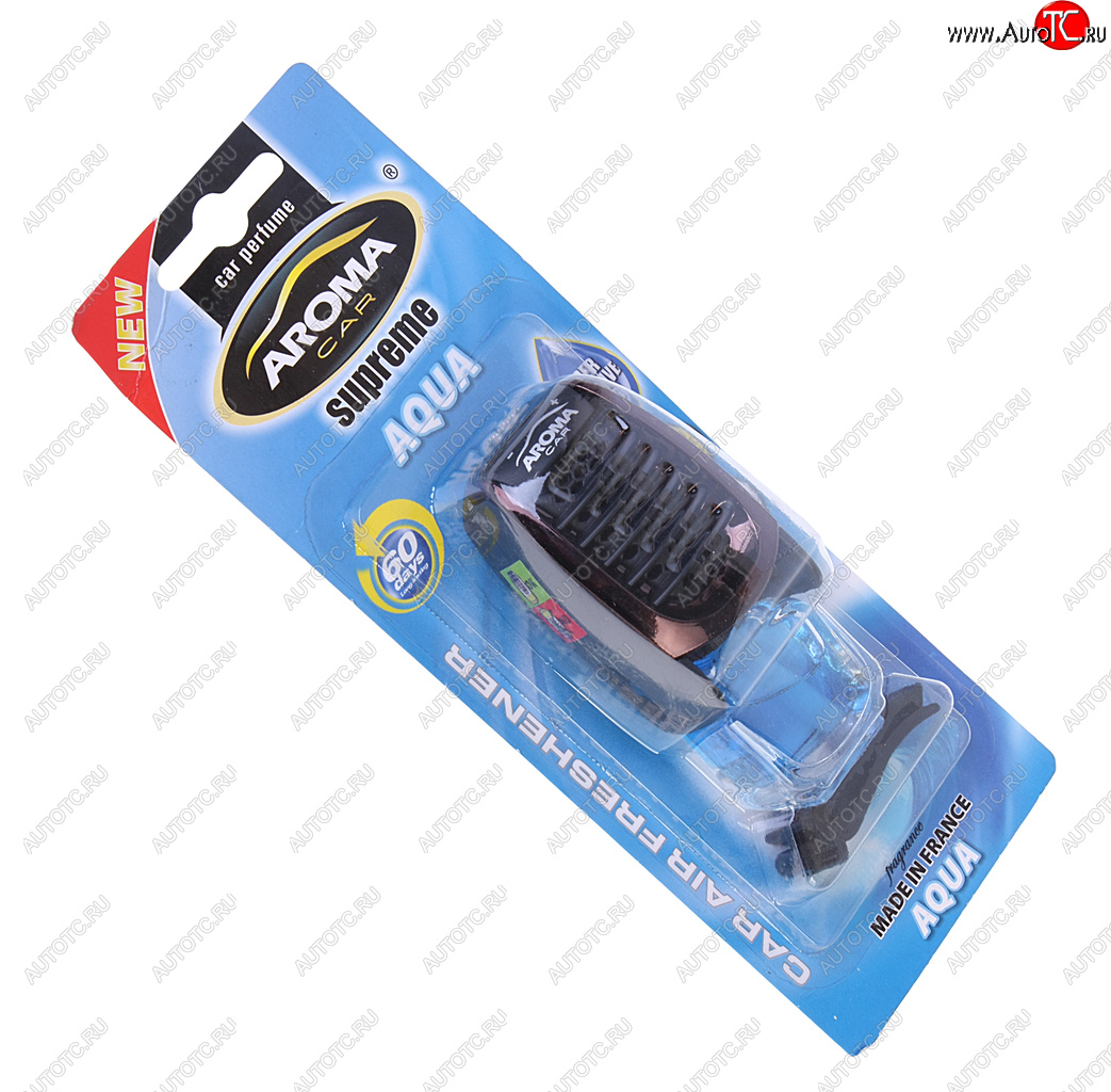 359 р. Ароматизатор на дефлектор жидкостный (аква) 7мл Supreme AROMA CAR AROMA CAR 92047 AROMA CAR 92047  с доставкой в г. Пермь