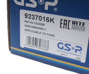 3 599 р. Ступица FORD Transit (02-) задняя с подшипником GSP GSP 9237016k  с доставкой в г. Пермь. Увеличить фотографию 5
