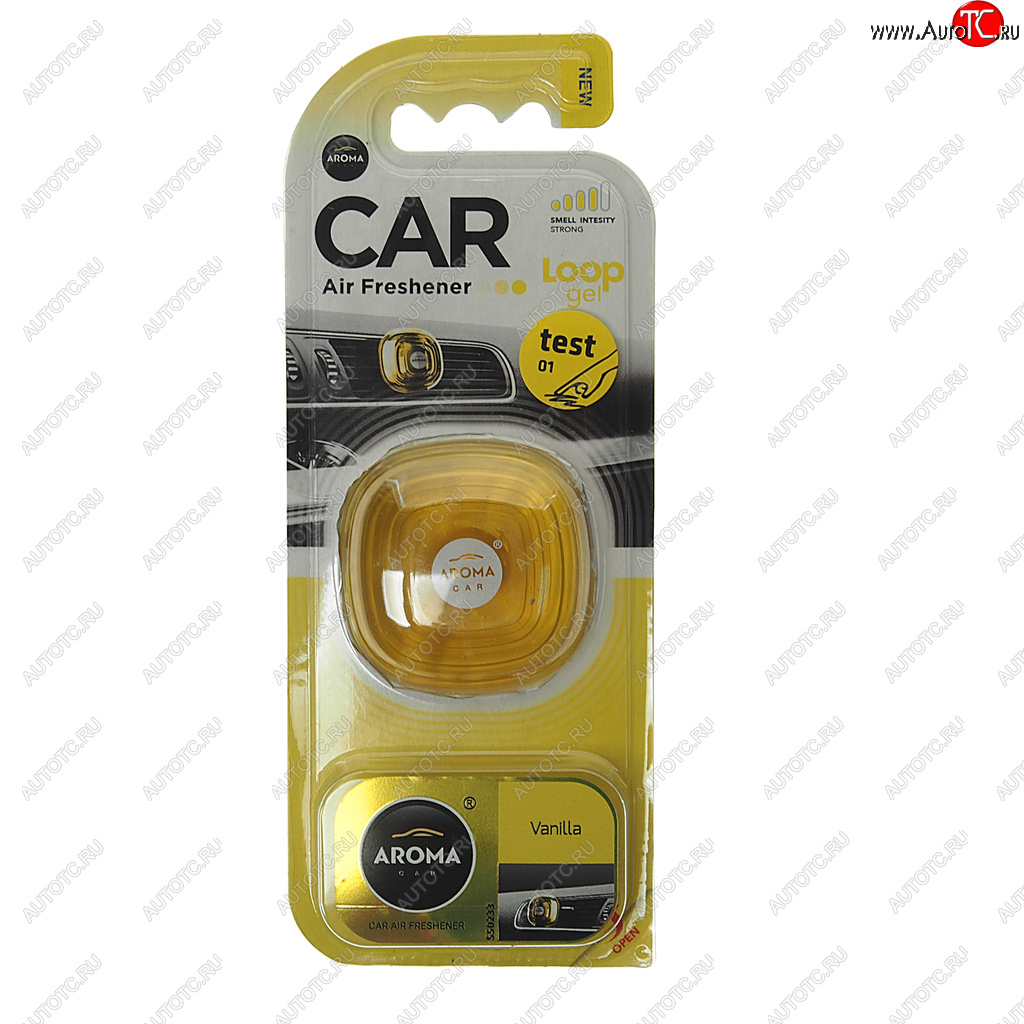 299 р. Ароматизатор на дефлектор гелевый (ваниль) Loop AROMA CAR AROMA CAR 92599  с доставкой в г. Пермь