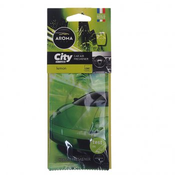Ароматизатор подвесной пластина (лимон) City AROMA CAR AROMA CAR 92714