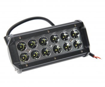 Балка светодиодная 1224V 36W (12 светодиодов) 170х85х65мм (дальний свет) двухрядная LED LT LED TECHNOLOGY 9-36s