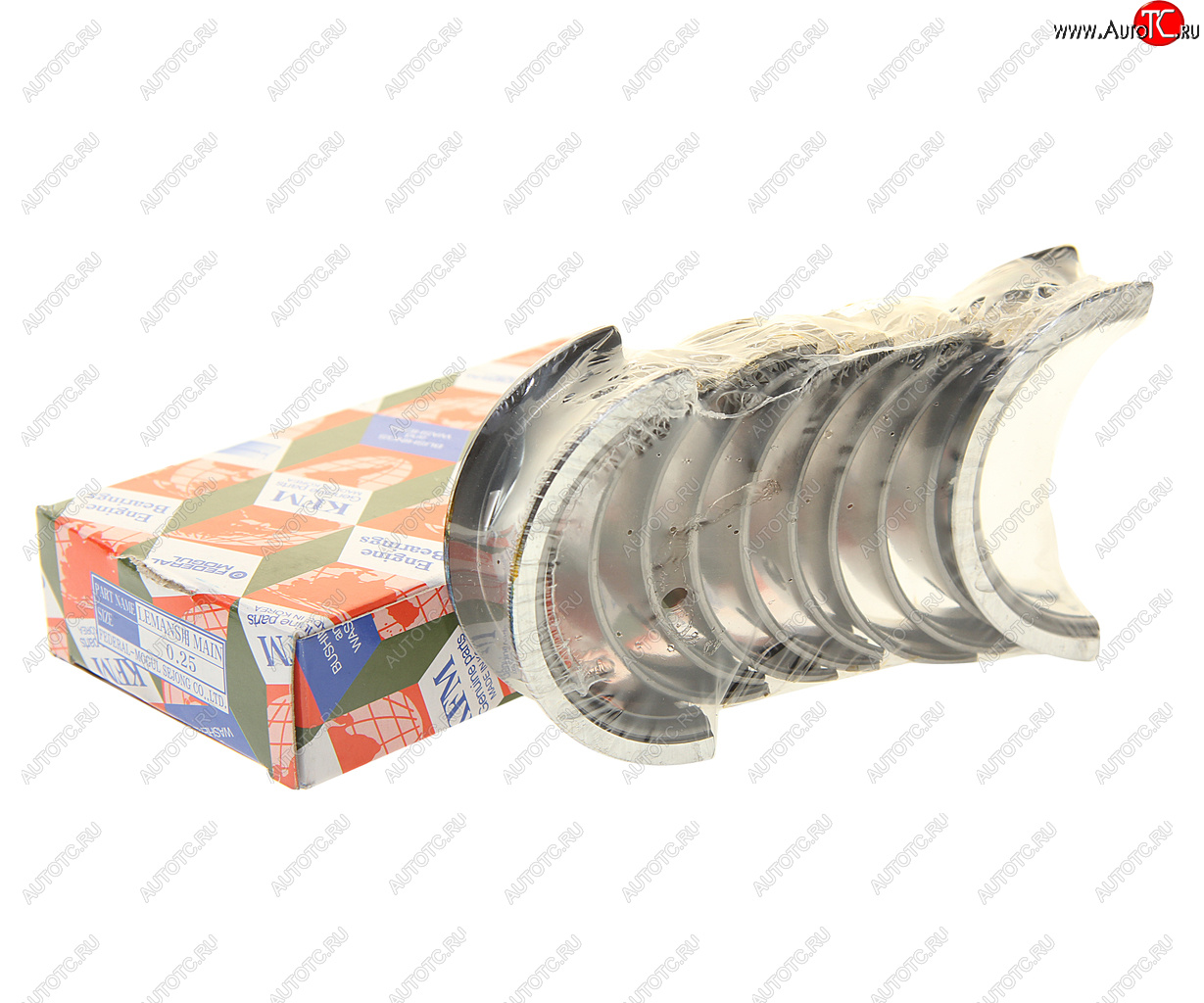 2 599 р. Вкладыши DAEWOO Nexia (95-) коренные d+0.25 комплект (10шт.) KFM KFM 93742706  с доставкой в г. Пермь