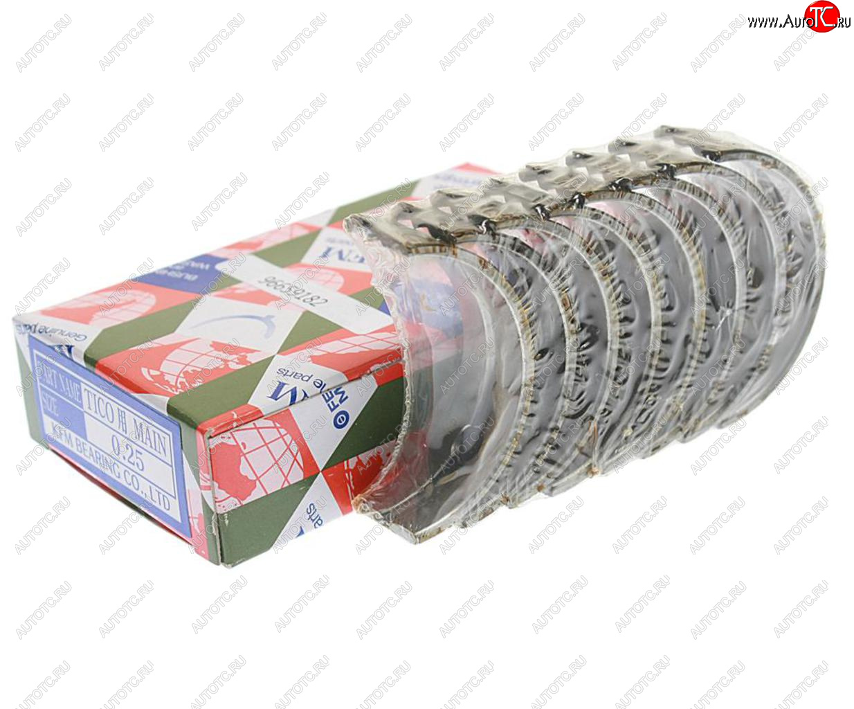 1 099 р. Вкладыши DAEWOO Matiz (0.8) коренные d+0.25 комплект (8шт.) KFM KFM 96659182  с доставкой в г. Пермь