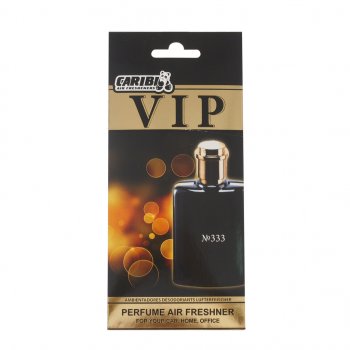 Ароматизатор подвесной пластина (№333 TRUSSARDI Black Extreme) CARIBI CARIBI 98977