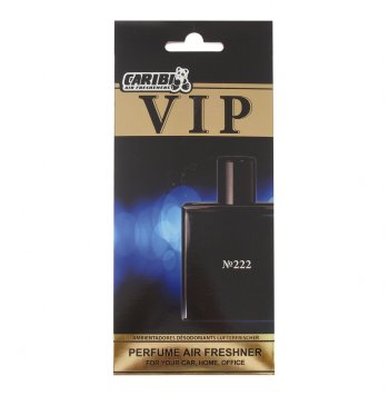 Ароматизатор подвесной пластина (№222 BLEU de CHANEL) CARIBI CARIBI 98991