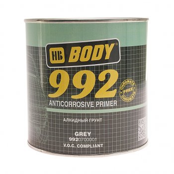 Грунт серый 1кг 992 BODY BODY 9920700001