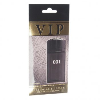 Ароматизатор подвесной пластина (№001 Paco Rabanne Black XS) CARIBI CARIBI 99523