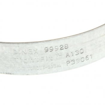 1 299 р. Хомут глушителя DAF (d=128-132) (цинк) E-line DINEX DINEX 99928  с доставкой в г. Пермь. Увеличить фотографию 2
