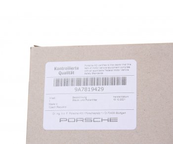 1 789 р. Фильтр воздушный салона PORSCHE Cayenne,Panamera (07-) OE VAG 9a7819429  с доставкой в г. Пермь. Увеличить фотографию 3