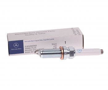 4 069 р. Свеча зажигания MERCEDES A (W176),B (W246,W242) OE MERCEDES a0041597903  с доставкой в г. Пермь. Увеличить фотографию 1