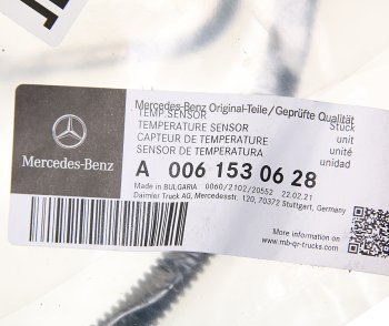 12 499 р. Датчик температуры КАМАЗ-5490 MERCEDES выхлопных газов (перед катализатором) OE MERCEDES a0061530628  с доставкой в г. Пермь. Увеличить фотографию 3