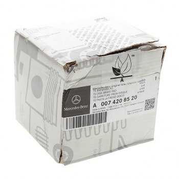 10 549 р. Колодки тормозные MERCEDES C (W204) задние (4шт.) OE MERCEDES a0074208520  с доставкой в г. Пермь. Увеличить фотографию 3