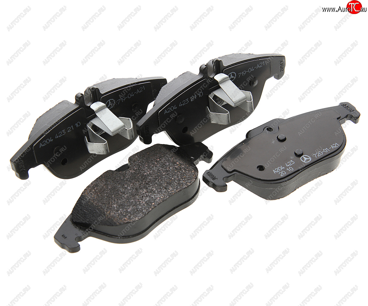 10 549 р. Колодки тормозные MERCEDES C (W204) задние (4шт.) OE MERCEDES a0074208520  с доставкой в г. Пермь
