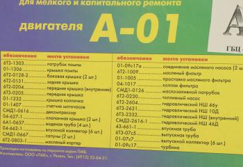 1 399 р. Прокладка двигателя А-41 полный комплект с ГБЦ 47шт. ПАК-АВТО ПАК-АВТО а-01  с доставкой в г. Пермь. Увеличить фотографию 7