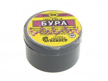 24 р. Флюс Бура для пайки 20г банка пластик ВТО ВТО а010010  с доставкой в г. Пермь. Увеличить фотографию 1