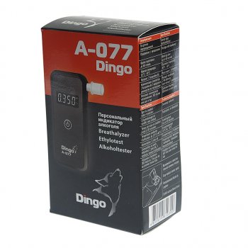 8 749 р. Алкотестер цифровой до 4.00 промилле LCD дисплей,звуковой сигнализатор ДИНГО ДИНГО а-077  с доставкой в г. Пермь. Увеличить фотографию 4