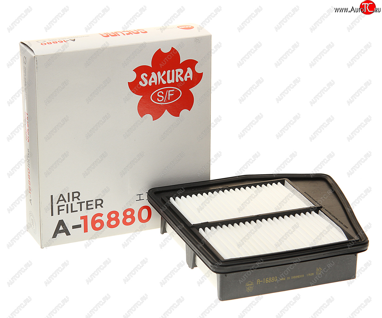 1 019 р. Фильтр воздушный HONDA Accord (08-) (2.0) SAKURA SAKURA a16880  с доставкой в г. Пермь