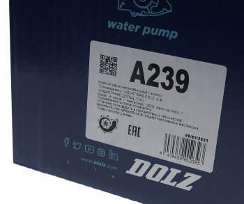 15 349 р. Насос водяной VW Golf (12-) AUDI A3 (13-) DOLZ DOLZ a-239  с доставкой в г. Пермь. Увеличить фотографию 6