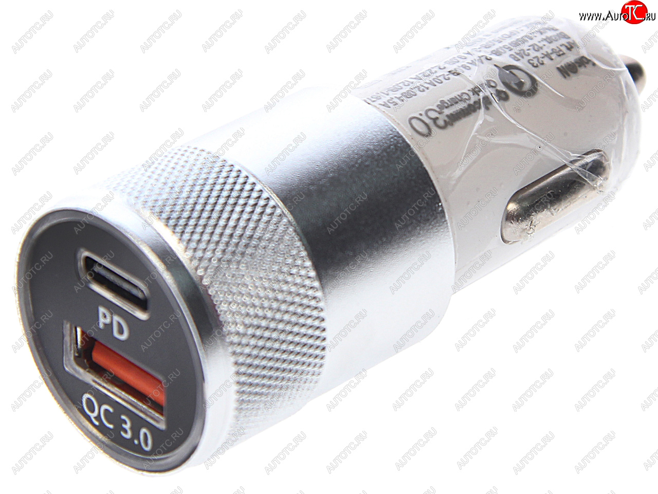 579 р. Устройство зарядное в прикуриватель 1USB + 1 Type C 12V FAISON FAISON a-23 white FAISON a-23 white  с доставкой в г. Пермь