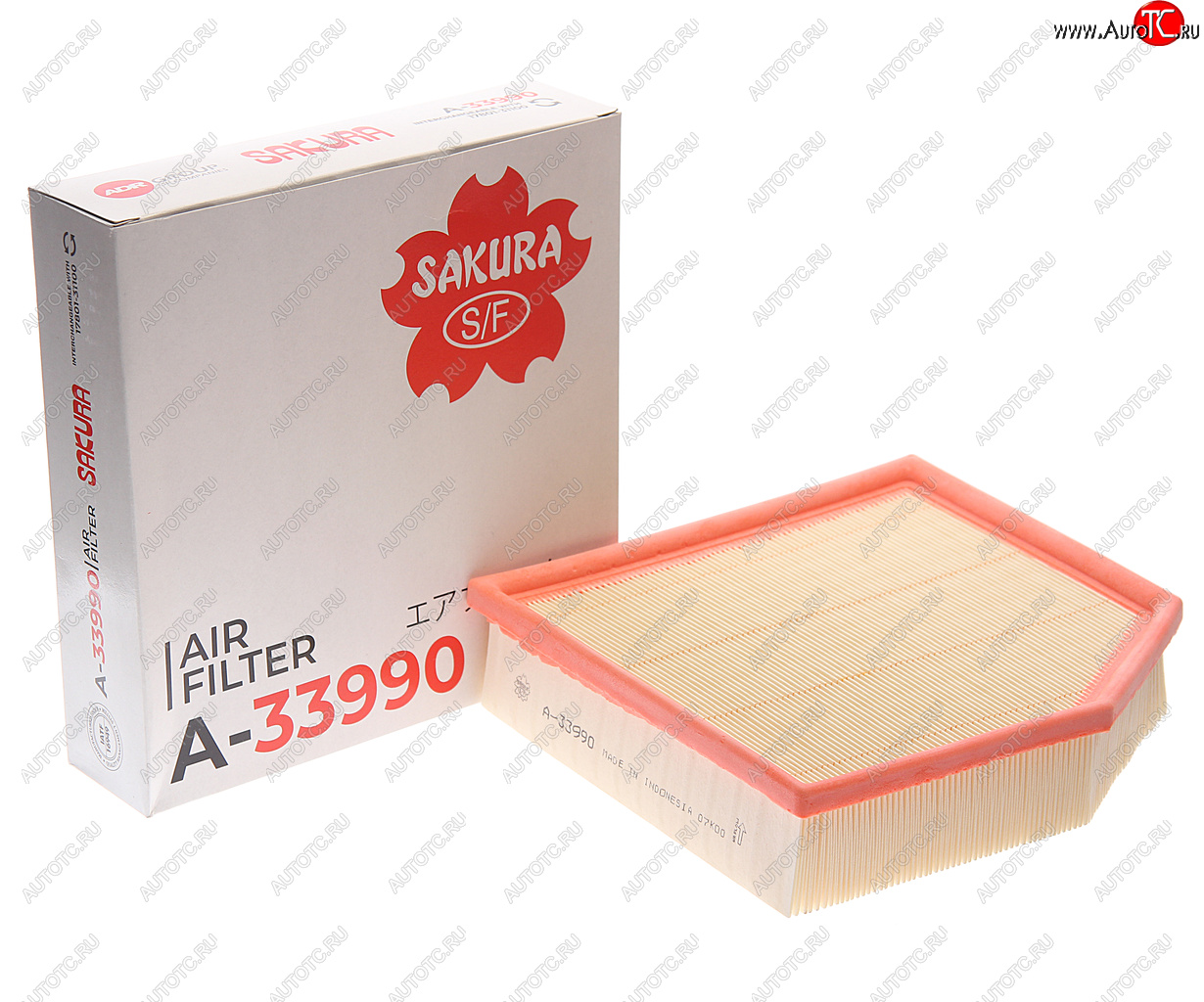 1 789 р. Фильтр воздушный TOYOTA Rav 4 (13-) (2.2 D4-D) LEXUS IS (13-),GS250 (12-) SAKURA SAKURA a33990  с доставкой в г. Пермь