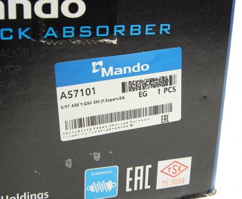 6 449 р. Амортизатор CHEVROLET Cobalt (13-) передний правый газовый MANDO MANDO a57101 MANDO a57101  с доставкой в г. Пермь. Увеличить фотографию 6