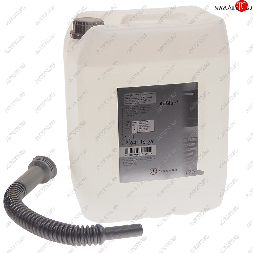 4 999 р. Жидкость адсорбирующая AdBlue 10л MERCEDES MERCEDES a990989250014 MERCEDES a990989250014  с доставкой в г. Пермь