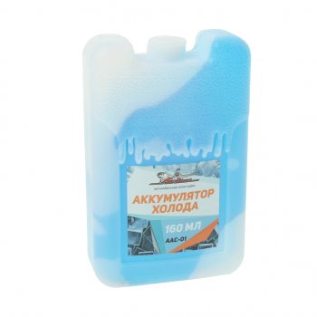 160 р. Аккумулятор холода 160г водно-солевой (жесткий) AIRLINE AIRLINE aac-01  с доставкой в г. Пермь. Увеличить фотографию 1