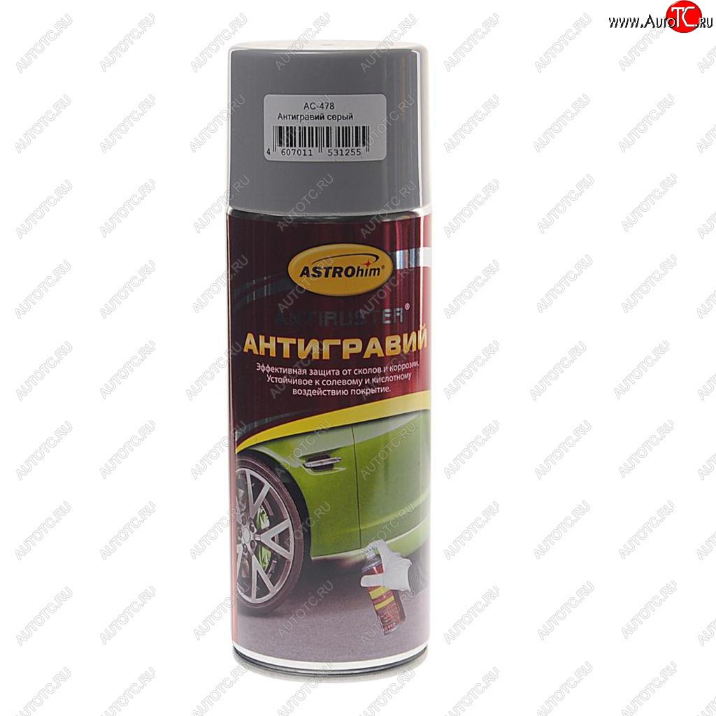 389 р. Антигравий серый аэрозоль 0.52л ASTROHIM ASTROHIM ac-478  с доставкой в г. Пермь