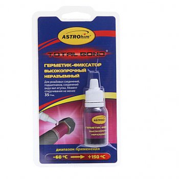 Фиксатор резьбы сверхсильной фиксации (-60С+150С) 6мл ASTROHIM ASTROHIM ac-9011