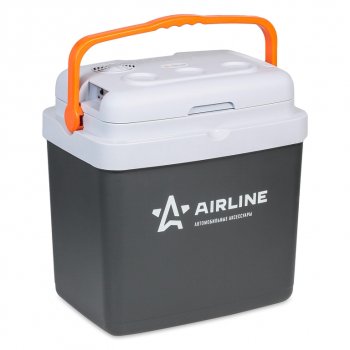 Автохолодильник 30л 45.0х30.0х48.0см термоэлектр.12V 30-60W пластик 5.1кг AIRLINE AIRLINE acfk005 AIRLINE acfk005