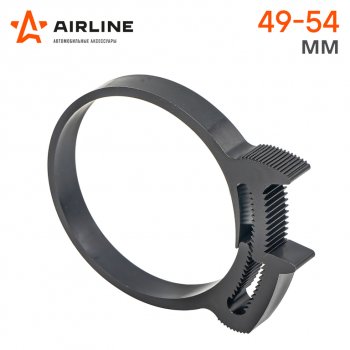 39 р. Хомут 49-549 мм, силовой зубчатый замок, пластик (ПА66) черный AIRLINE AIRLINE adhc010  с доставкой в г. Пермь. Увеличить фотографию 2