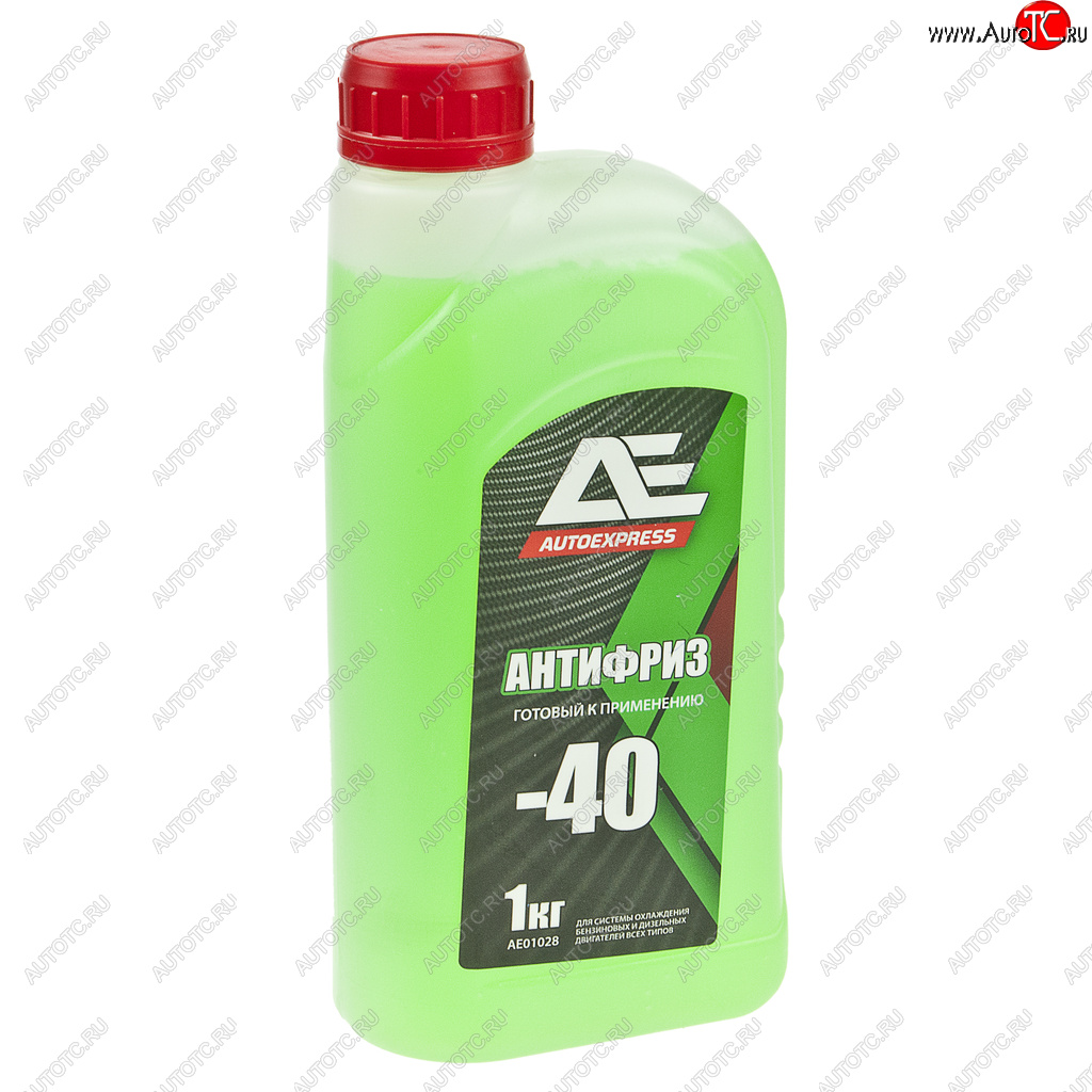 173 р. Антифриз зеленый -40C 1кг G11 GREEN AUTOEXPRESS ТИТАН-СМ ae-01028  с доставкой в г. Пермь