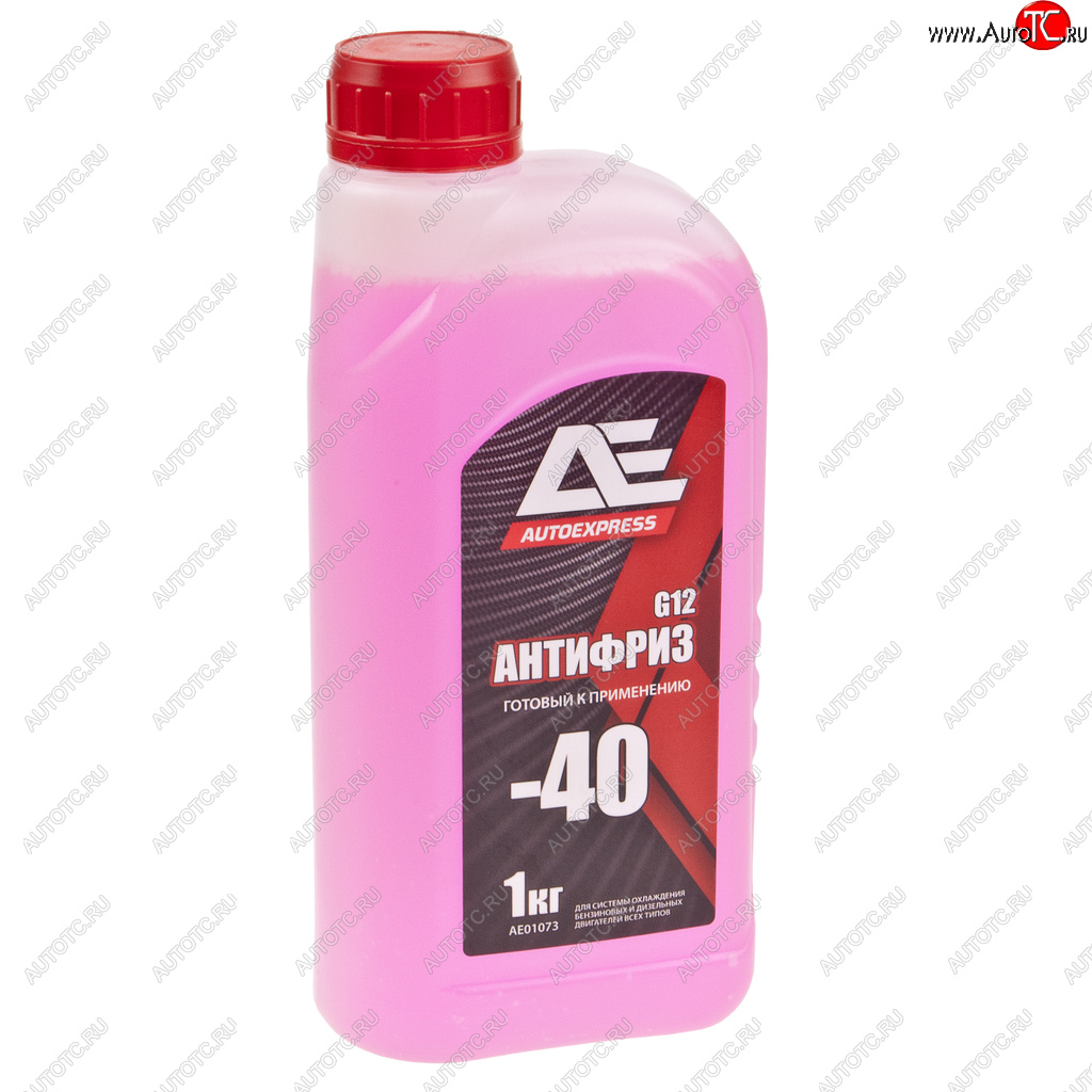 178 р. Антифриз красный -40C 1кг G12 RED AUTOEXPRESS ТИТАН-СМ ae-01073  с доставкой в г. Пермь