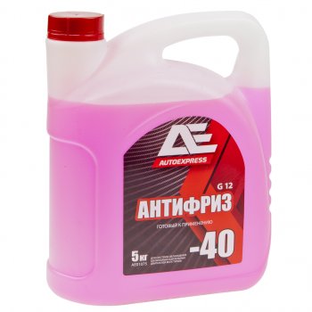 Антифриз красный -40C 5кг G12 RED AUTOEXPRESS ТИТАН-СМ ae-01075