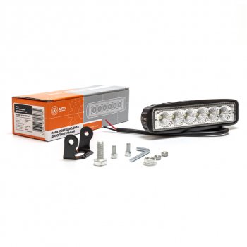 659 р. Фара рабочего света 155х70х40мм E-18W 6LED (рассеянный свет) AVTOELECTRICA AVTOELECTRICA ae18rt-6led-drl-pc ае  с доставкой в г. Пермь. Увеличить фотографию 9