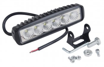 659 р. Фара рабочего света 155х70х40мм E-18W 6LED (рассеянный свет) AVTOELECTRICA AVTOELECTRICA ae18rt-6led-drl-pc ае  с доставкой в г. Пермь. Увеличить фотографию 1