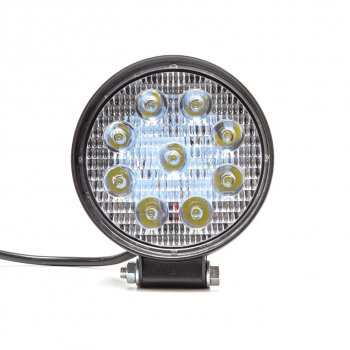 499 р. Фара рабочего света круглая 115х142x28мм 27W 9LED (направленный свет) AVTOELECTRICA AVTOELECTRICA ae27r-9led-28hc ае  с доставкой в г. Пермь. Увеличить фотографию 6