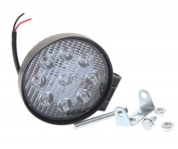 Фара рабочего света круглая 115х142x42мм 27W 9LED (направленный свет) AVTOELECTRICA AVTOELECTRICA ae27r-9led-42hc ае