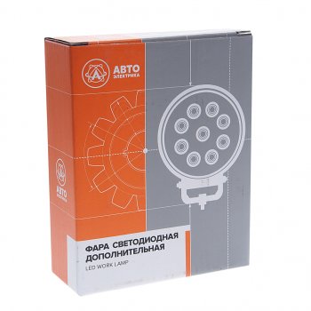 569 р. Фара рабочего света круглая 115х142x42мм 27W 9LED (рассеянный свет) AVTOELECTRICA AVTOELECTRICA ae27r-9led-42pc ае  с доставкой в г. Пермь. Увеличить фотографию 3