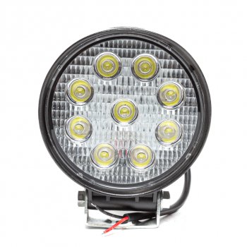 879 р. Фара рабочего света круглая 115х142x55мм 27W 9LED (рассеянный свет) AVTOELECTRICA AVTOELECTRICA ae27r-9led-55pc ае  с доставкой в г. Пермь. Увеличить фотографию 5