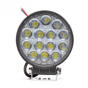 699 р. Фара рабочего света 115х142х42мм 42W (рассеянный свет) круглая AVTOELECTRICA AVTOELECTRICA ae42r-14led-42pc ае  с доставкой в г. Пермь. Увеличить фотографию 6