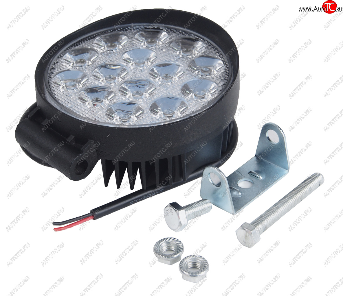 959 р. Фара рабочего света 115х142х55мм 42W (рассеянный свет) круглая AVTOELECTRICA AVTOELECTRICA ae42r-14led-55pc ае  с доставкой в г. Пермь