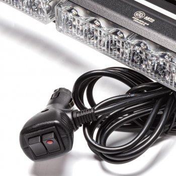 5 199 р. Балка светодиодная 1224V 42Вт магнит стробоскоп 4 стор.(3+3+2 блока Epistar) AVTOELECTRICA AVTOELECTRICA ae42w-3eps-4s-m  с доставкой в г. Пермь. Увеличить фотографию 4