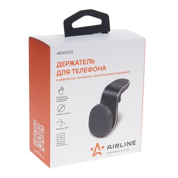 529 р. Держатель телефона на дефлектор магнитный AIRLINE AIRLINE aeag003  с доставкой в г. Пермь. Увеличить фотографию 3