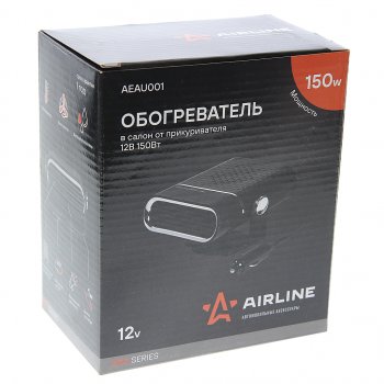 1 079 р. Обогреватель автомобильный 12V 150Вт AIRLINE AIRLINE aeau001  с доставкой в г. Пермь. Увеличить фотографию 3